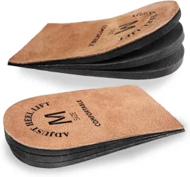 Adjustable Heel Lifts Heel Pads and Inserts for Women Shoe Lifts Height Increase Insoles Pack of 2