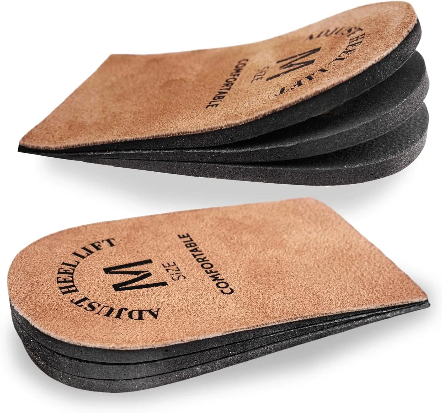 Adjustable Heel Lifts Heel Pads and Inserts for Women Shoe Lifts Height Increase Insoles Pack of 2