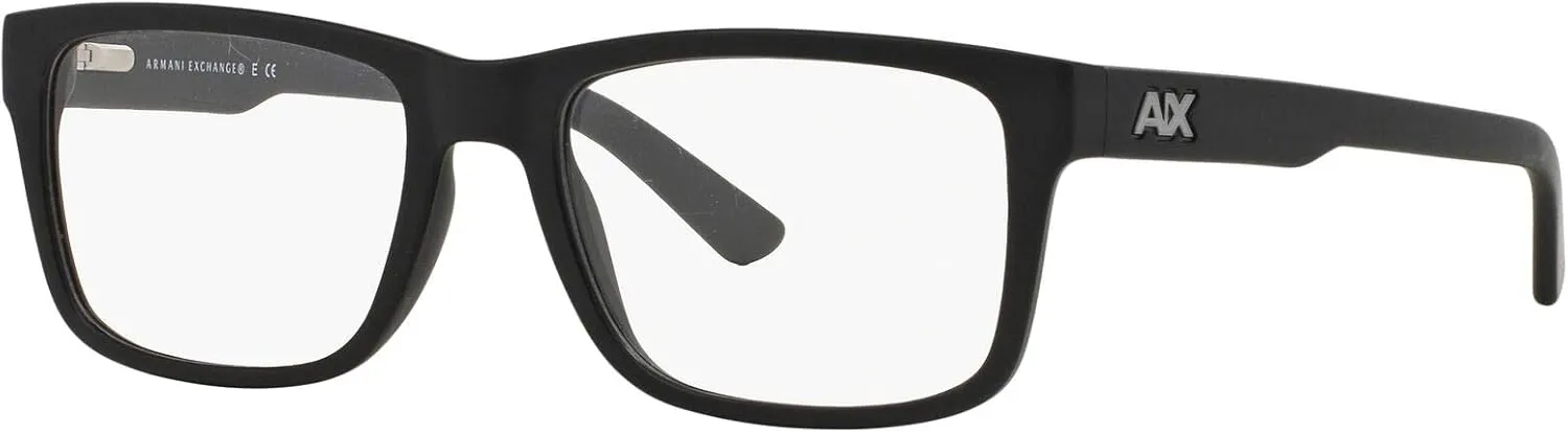 Armani Exchange Men's Ax3016 Square Prescription Eyewear Frames