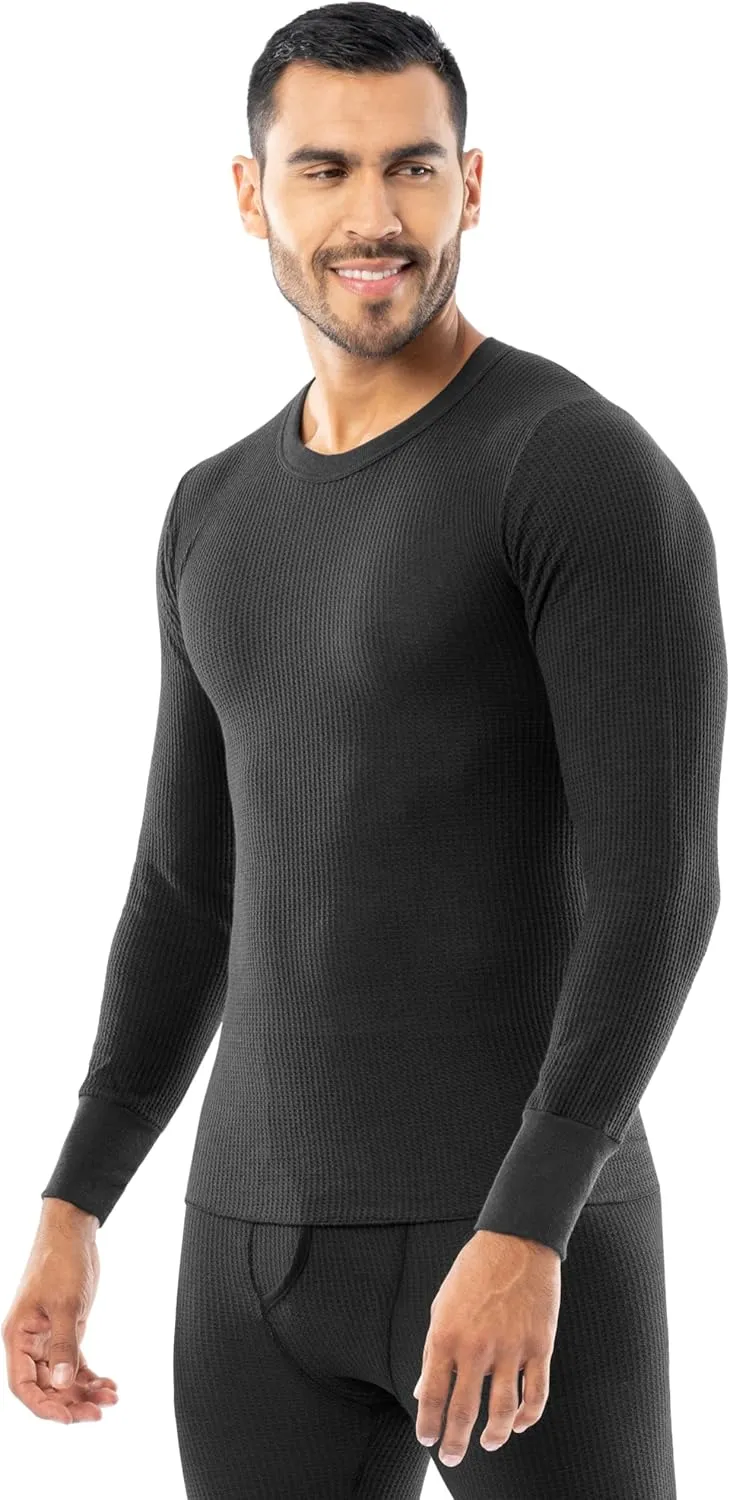 Indera Men's Traditional Waffle Thermal Underwear Long Sleeve Shirt